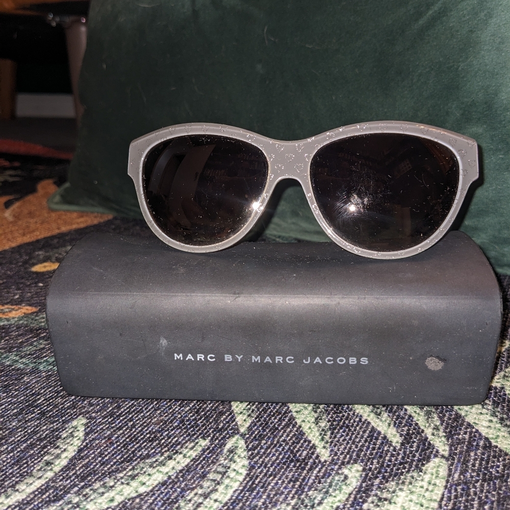 Marc by Marc Jacobs Glitter Heart Sunglasses